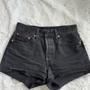 Levi's Black Jean Shorts for Women